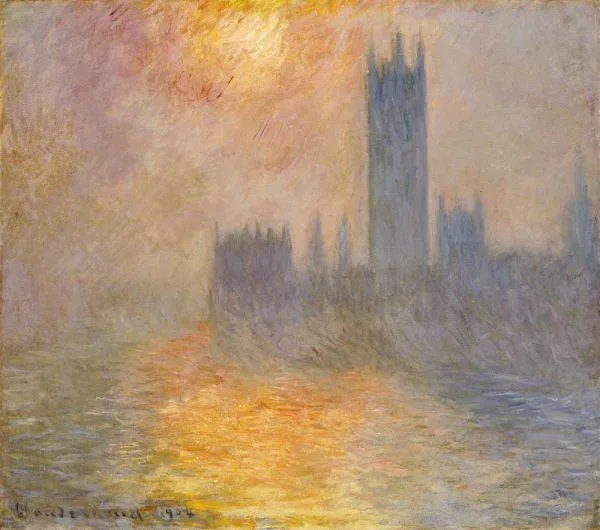 The Houses Of Parliament Sunset